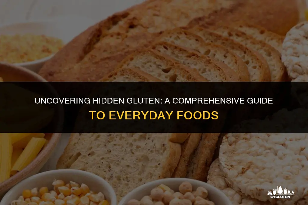 how many things have gluten in them
