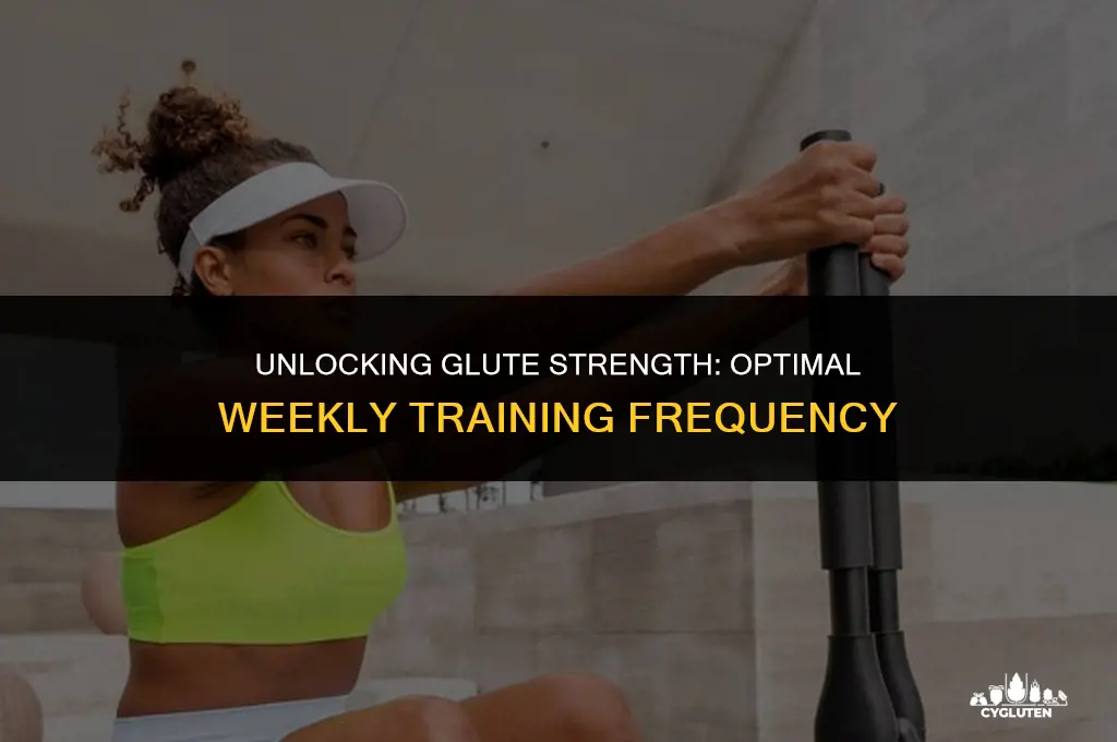 how may timesa we3k should you train your glutes