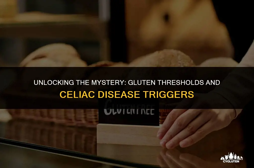 how much gluten does it take to trigger celiac