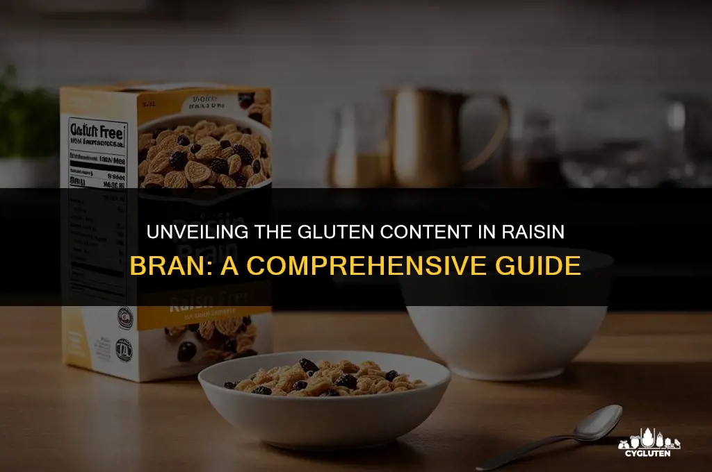 how much gluten does raisin bran have in it
