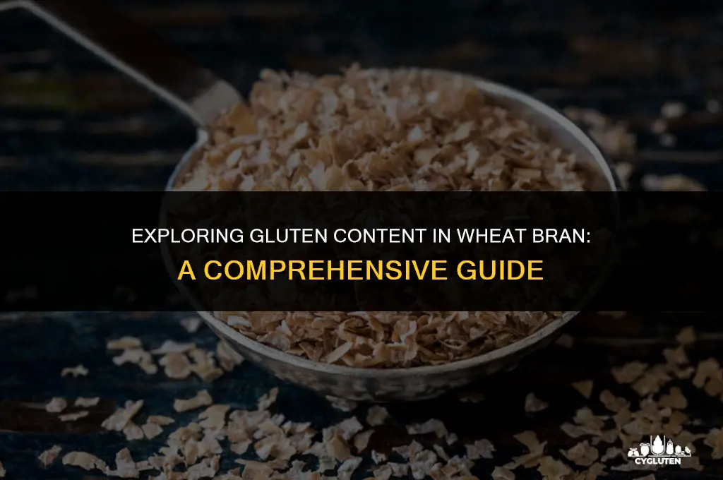 how much gluten does wheat bran have