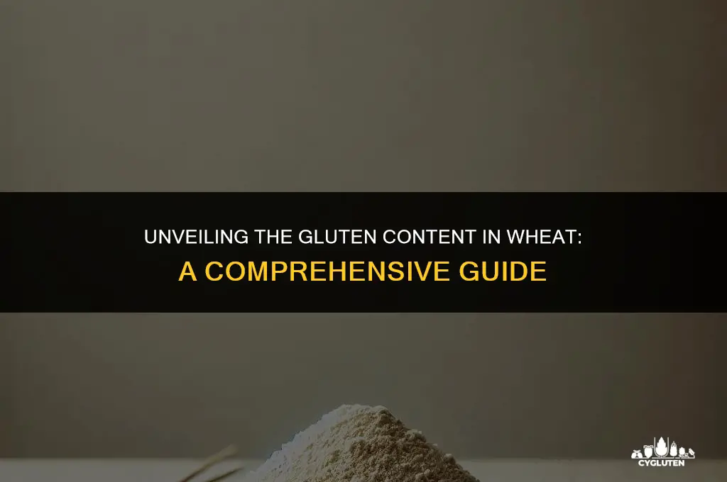 how much gluten does wheat have in it