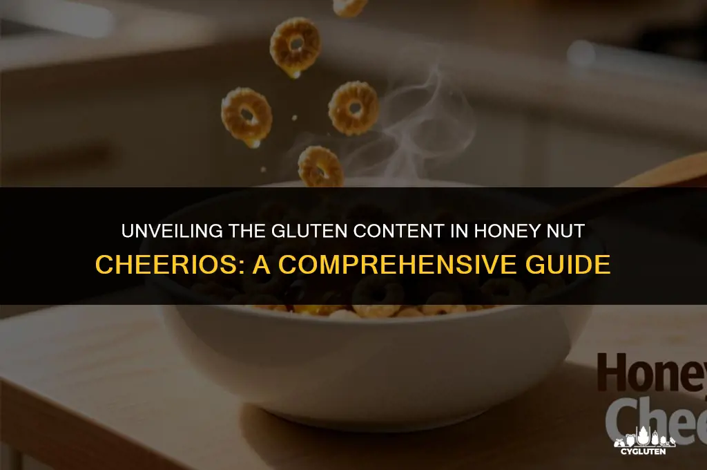 how much gluten in honey nut cheerios