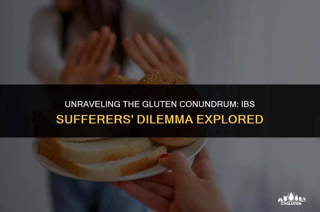 how much gluten is a problem for people with ibs