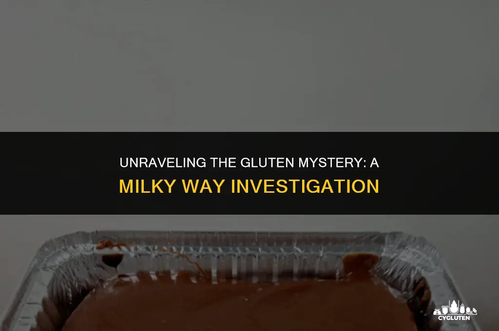 how much gluten is in a milky way