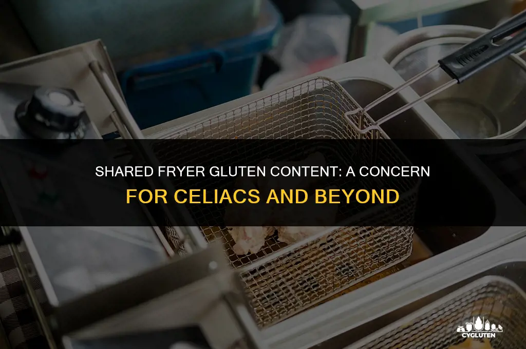 how much gluten is in a shared fryer