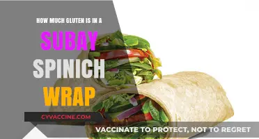 Unveiling the Gluten Content in Subway's Spinach Wrap: A Detailed Look