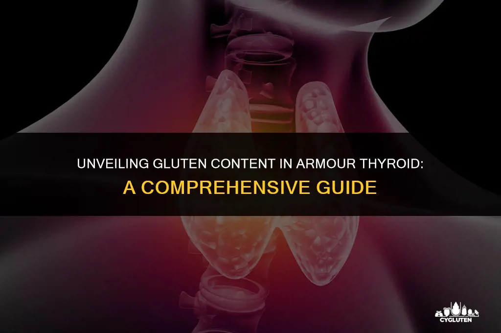 how much gluten is in armour thyroid