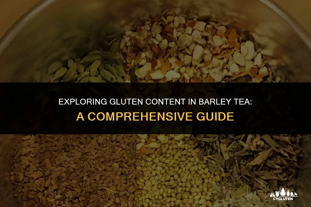how much gluten is in barley tea