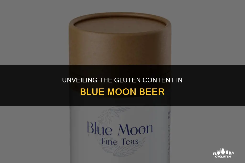 how much gluten is in blue moon