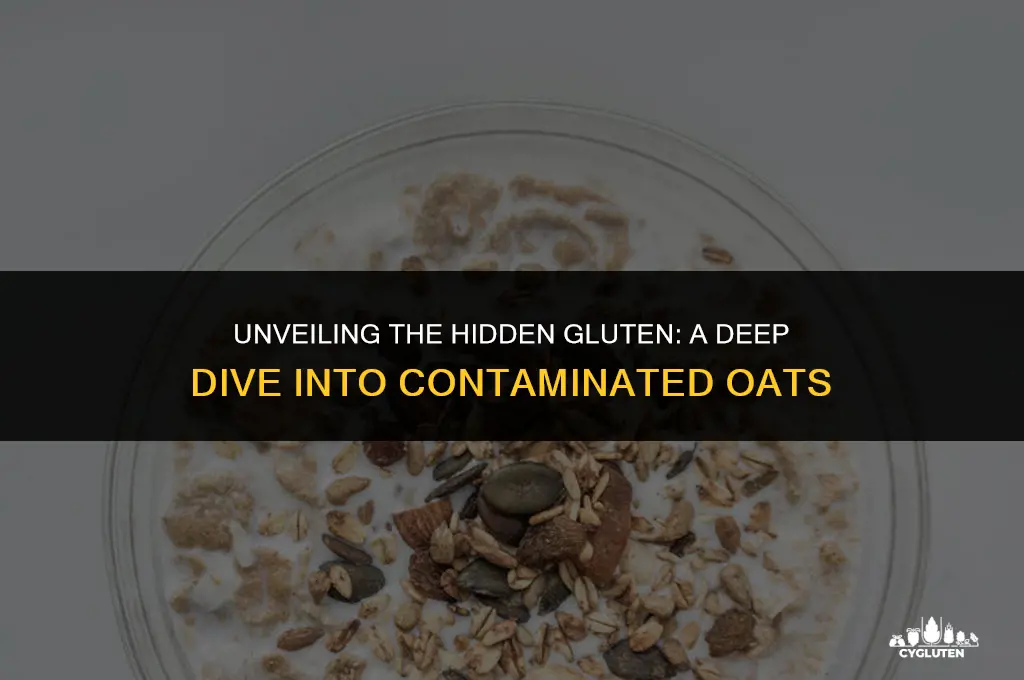 how much gluten is in contaminated oats