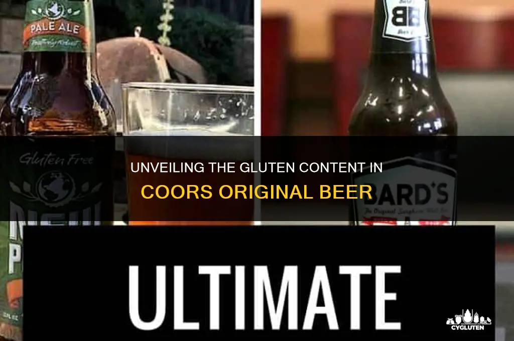 how much gluten is in coors original
