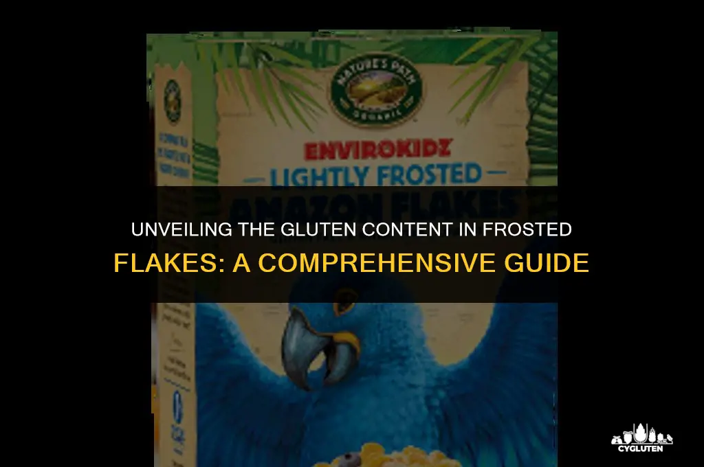how much gluten is in frosted flakes