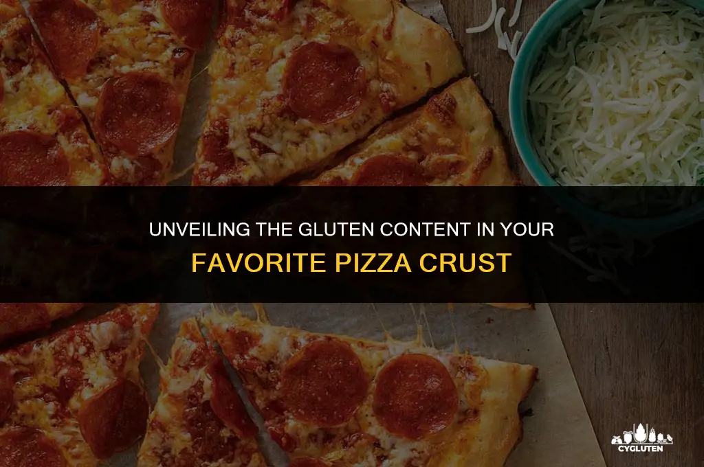 how much gluten is in pizza crust