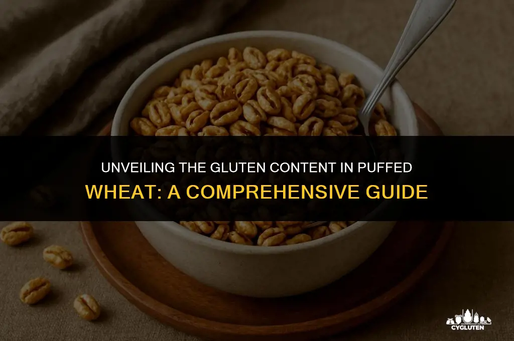 how much gluten is in puffed wheat