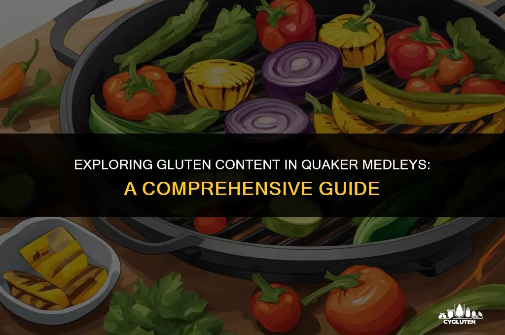 how much gluten is in quaker medleys
