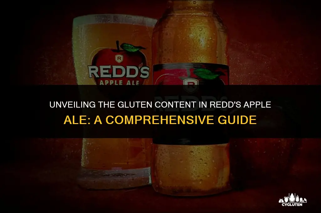 how much gluten is in redds apple ale