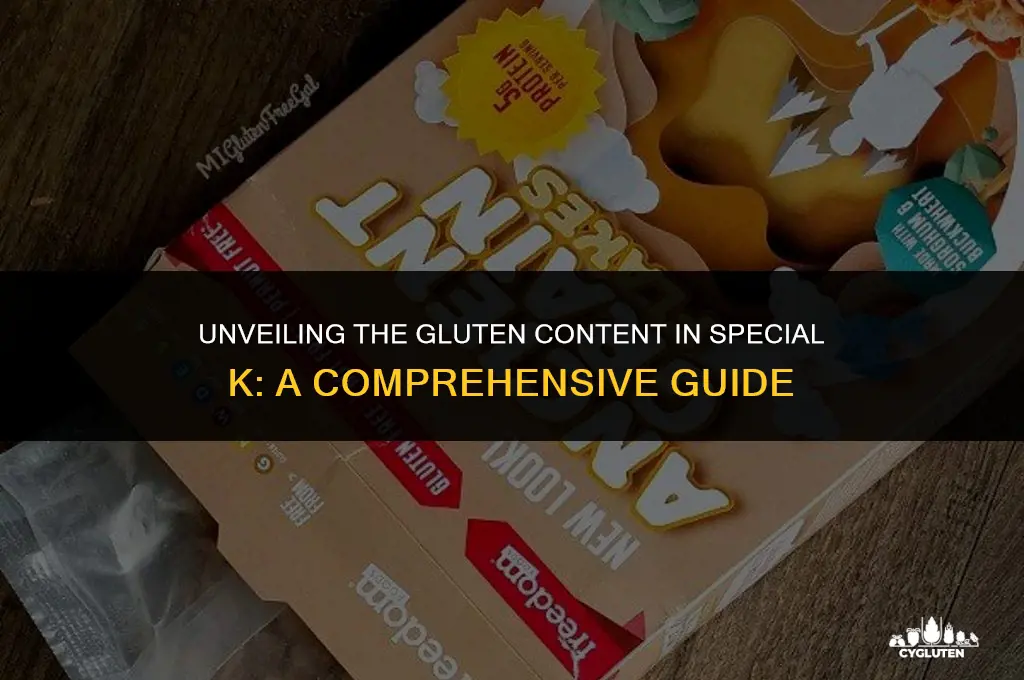 how much gluten is in special k