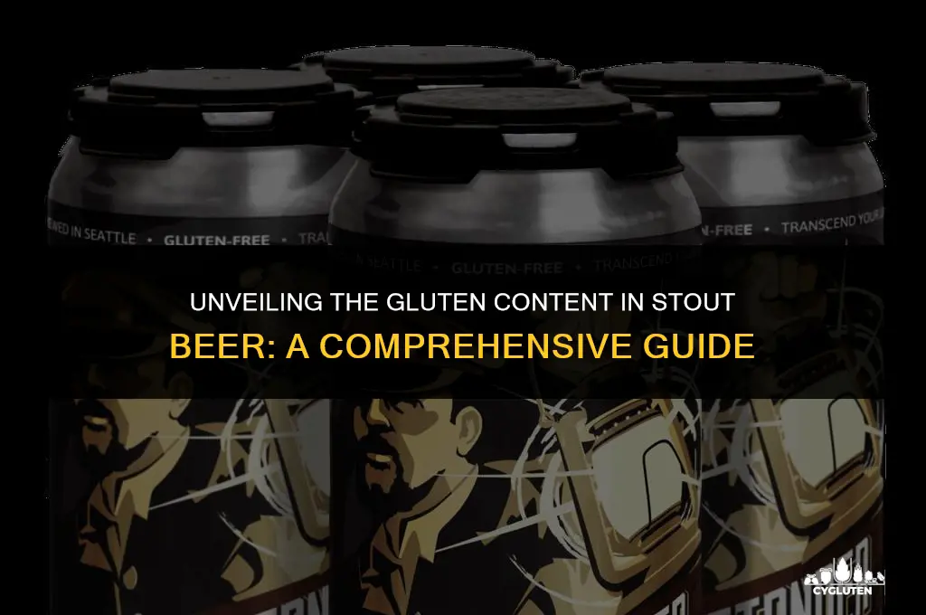 how much gluten is in stout beer