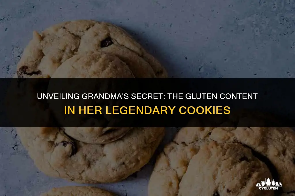 how much gluten is in the grandma cookies