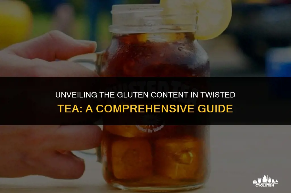 how much gluten is in twisted tea