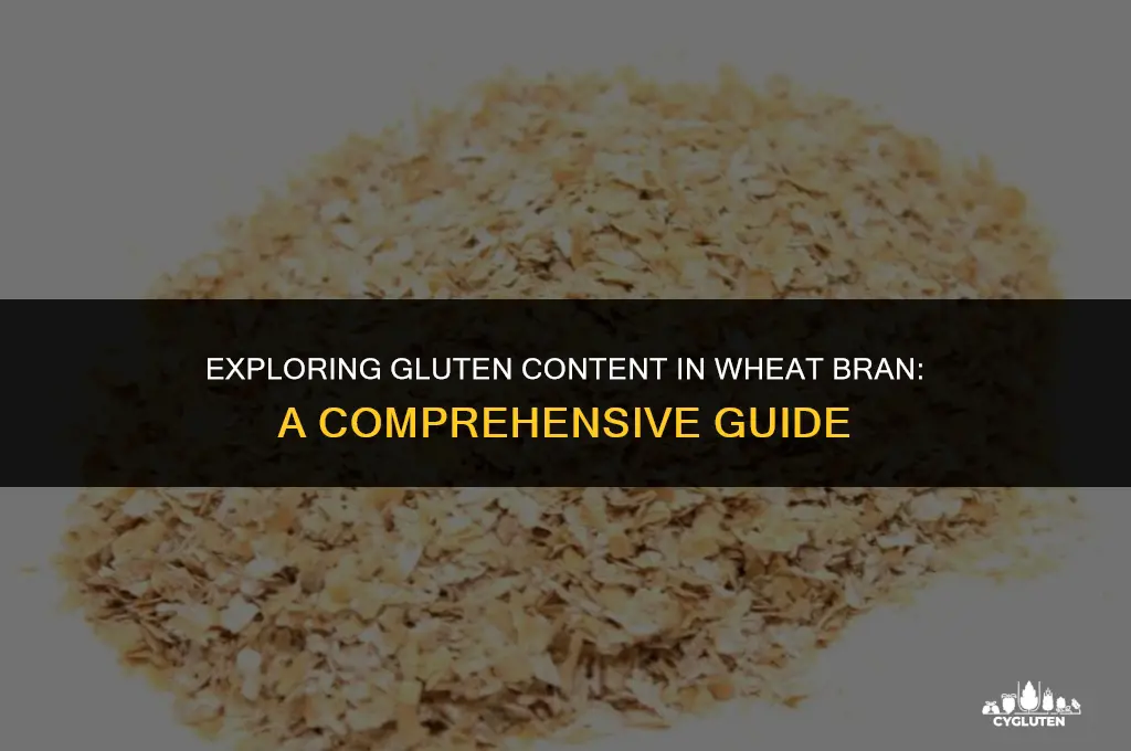 how much gluten is in wheat bran