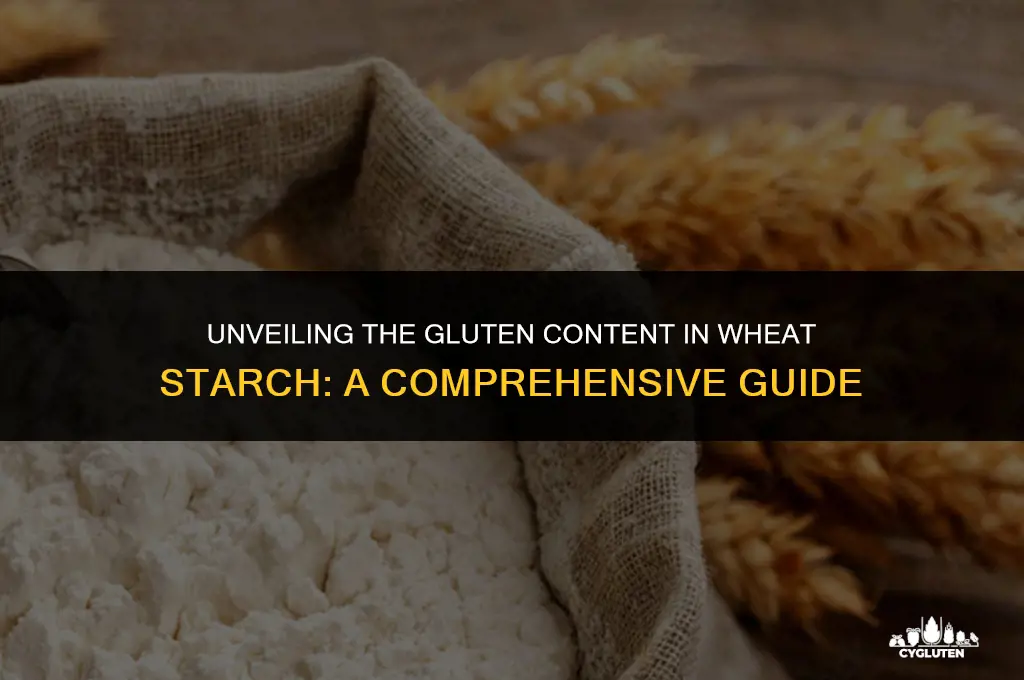 how much gluten is in wheat starch