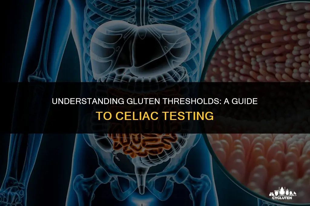 how much gluten is needed for celiac test