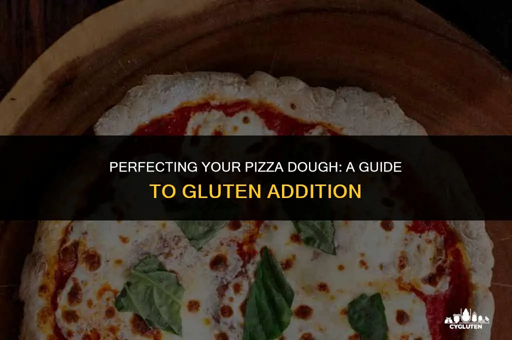 how much gluten to add to pizza dough