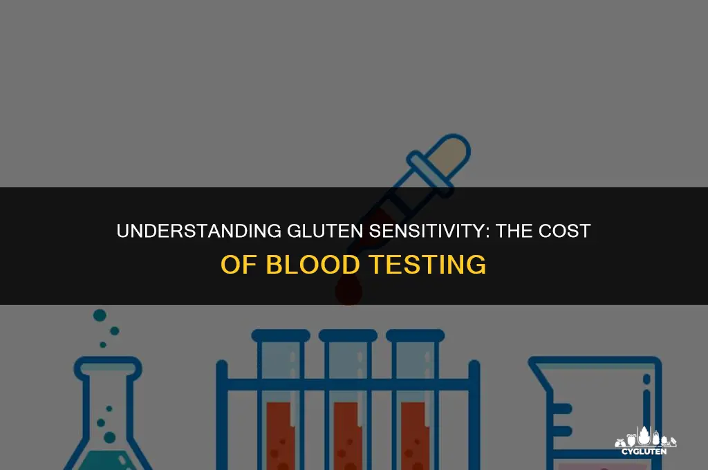 how much is a gluten blood test
