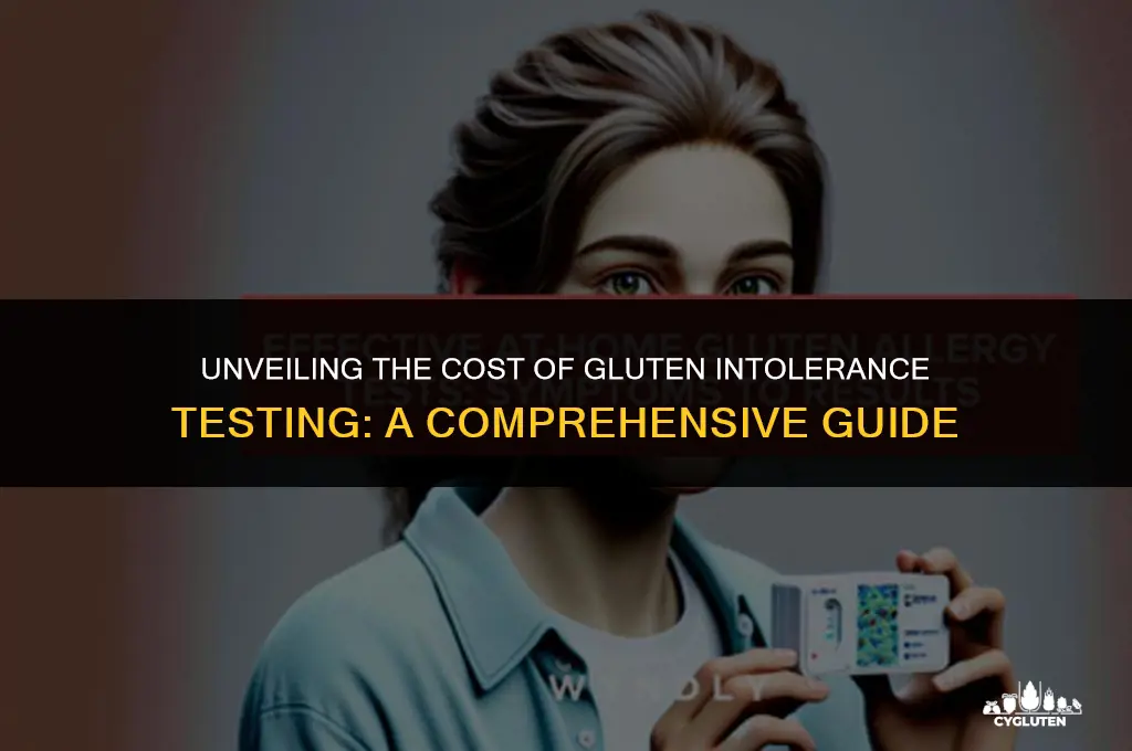 how much is a gluten intolerance test