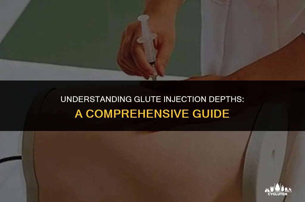 how much needle goes in glute injection