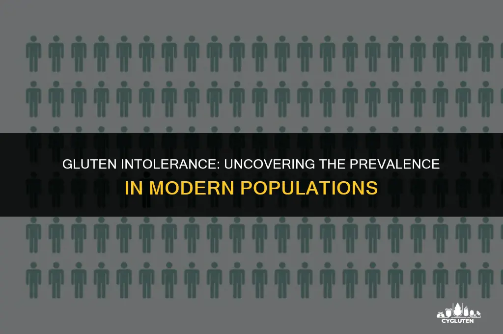 how much of the population cannot tolerate gluten