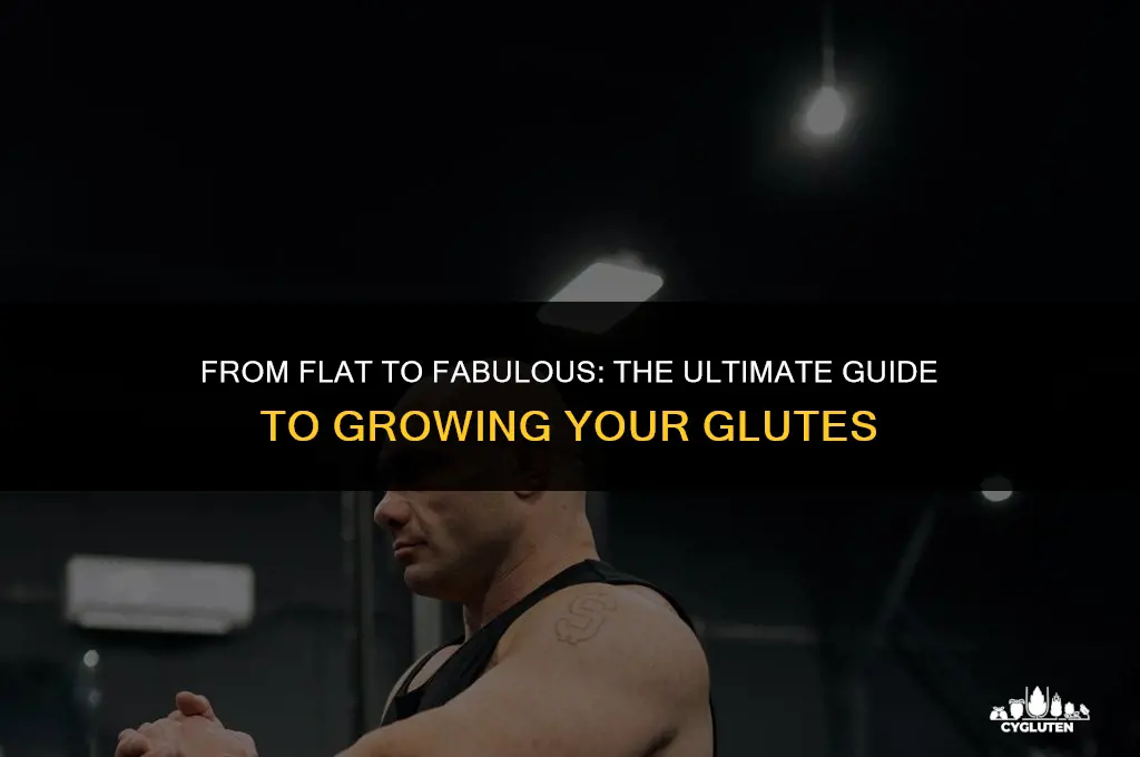how much time does it take for glutes to grow