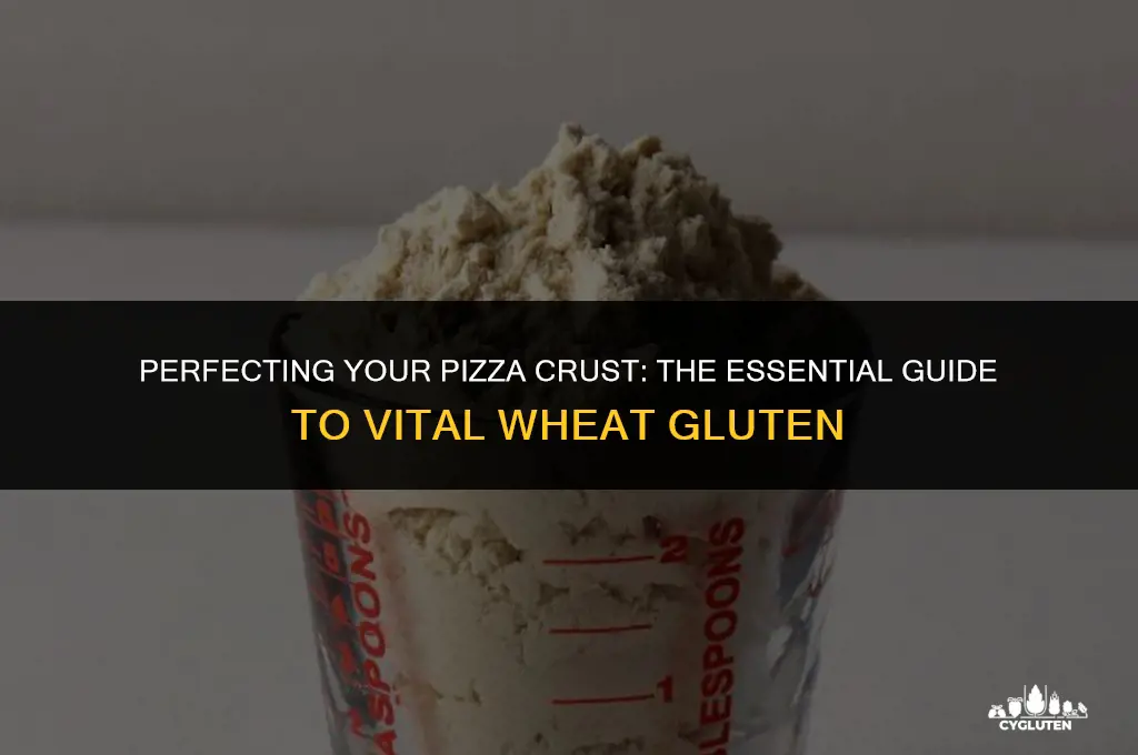 how much vital wheat gluten to add for pizza crust