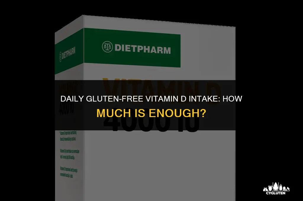 how much vitamin d iu daily gluten