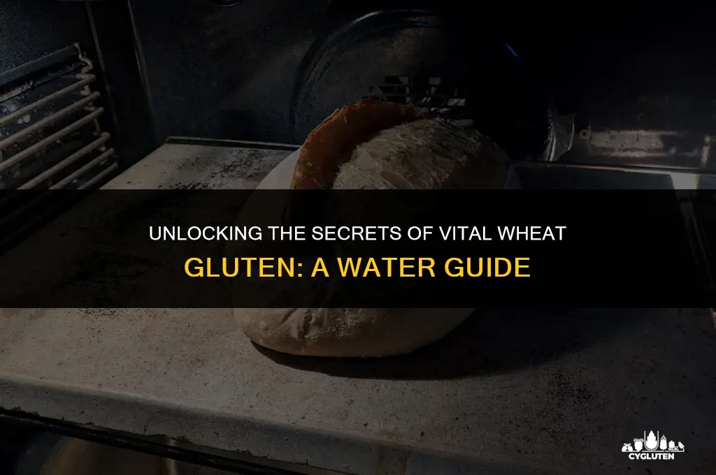 how much water is needed for vital wheat gluten