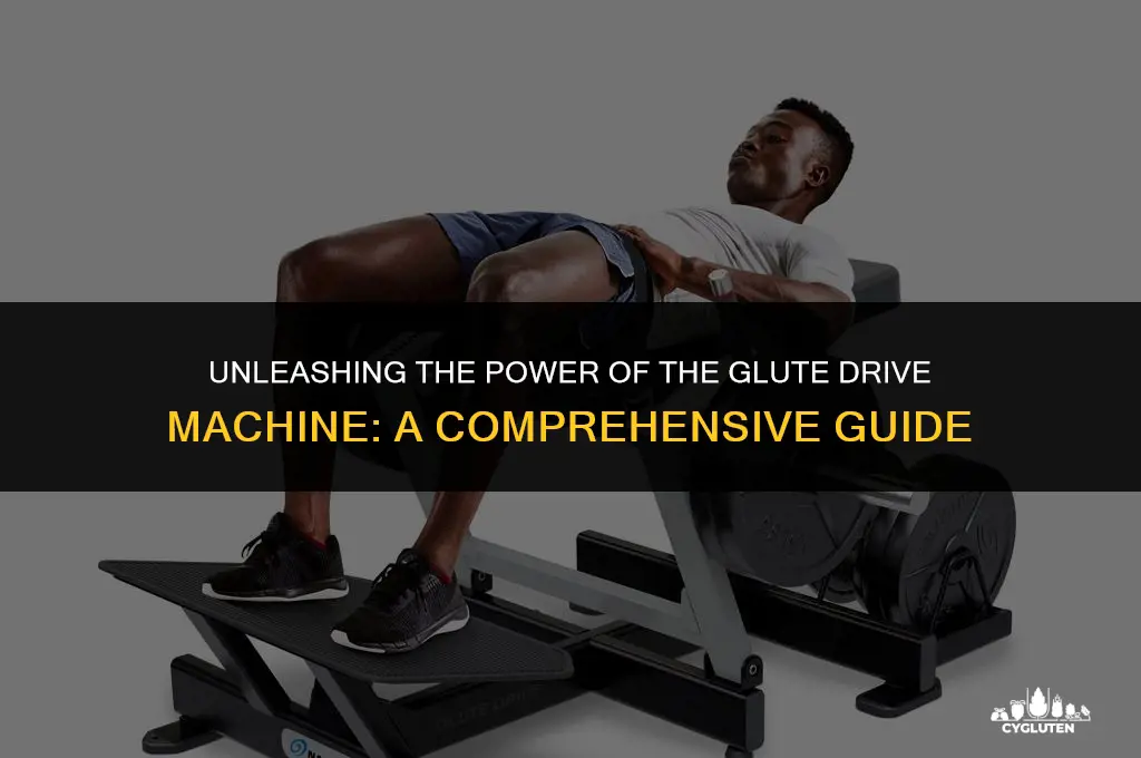 how much weight is the glute drive machine