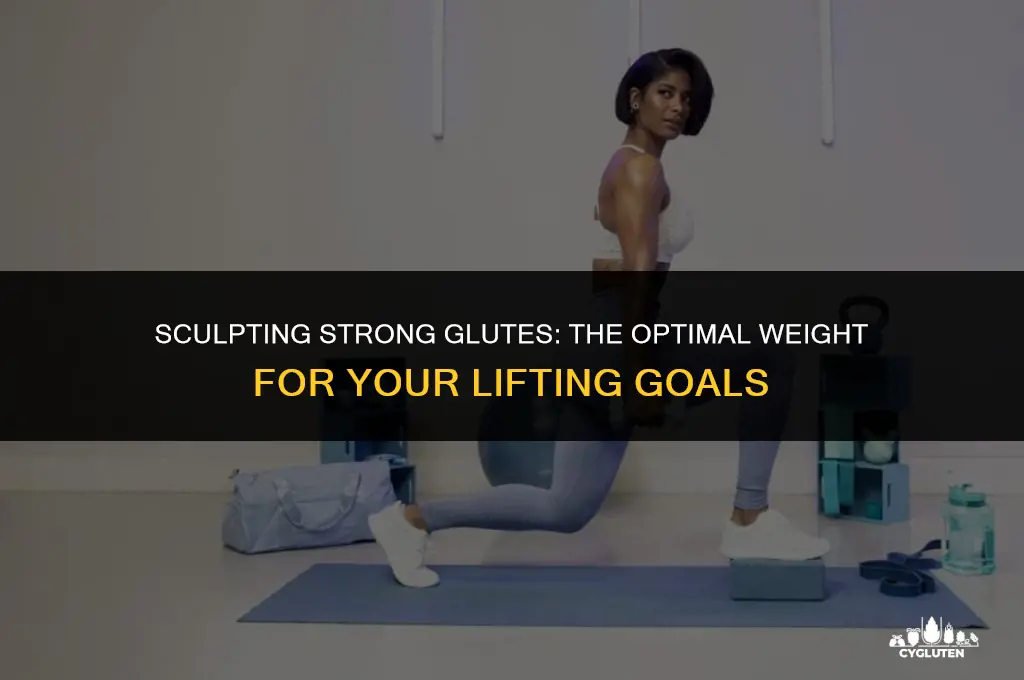 how much weight should i lift to build glutes