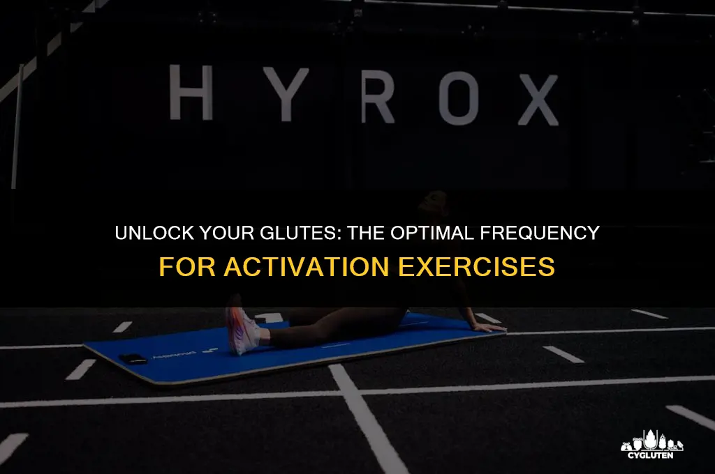 how often should i do glute activation exercises