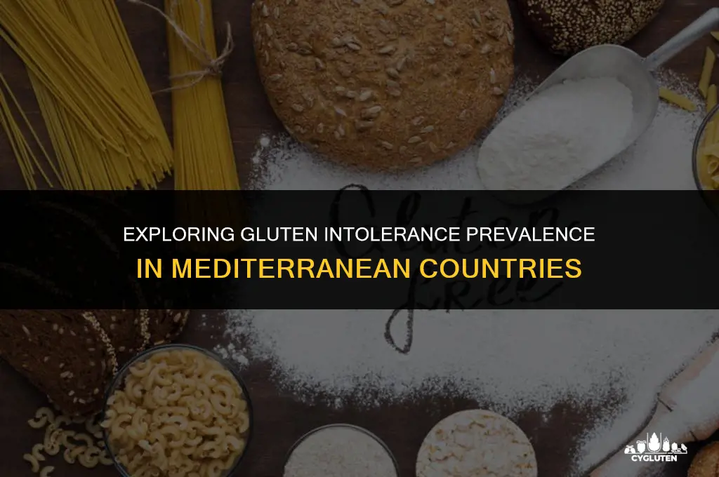 how prevalent is gluten intolerance in mediterranian countriez