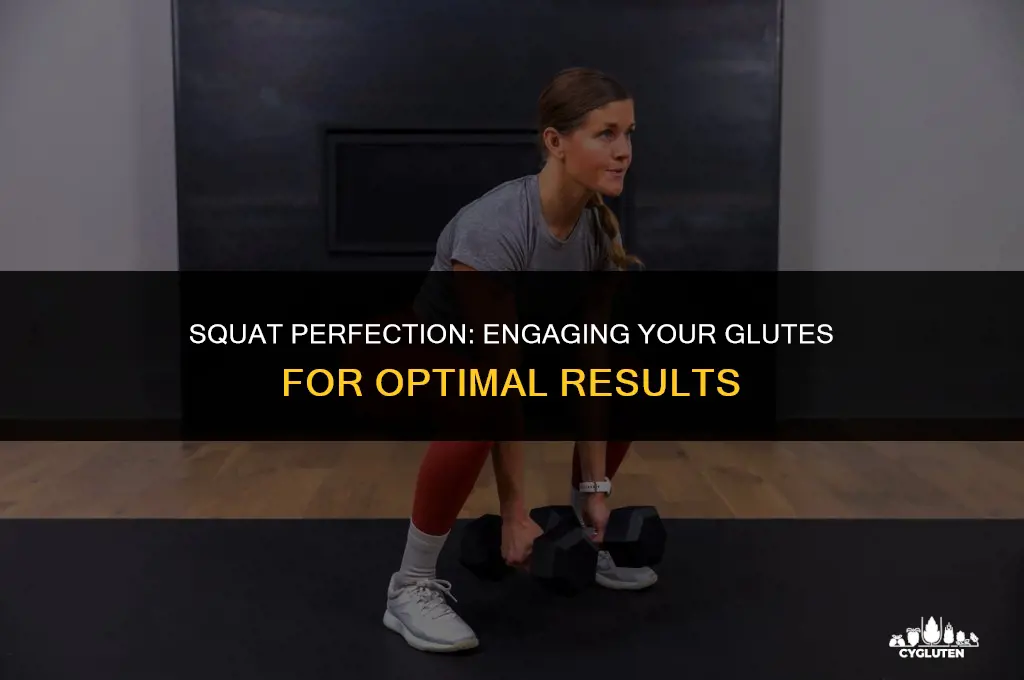 how proeprlt engage glutes in a squat