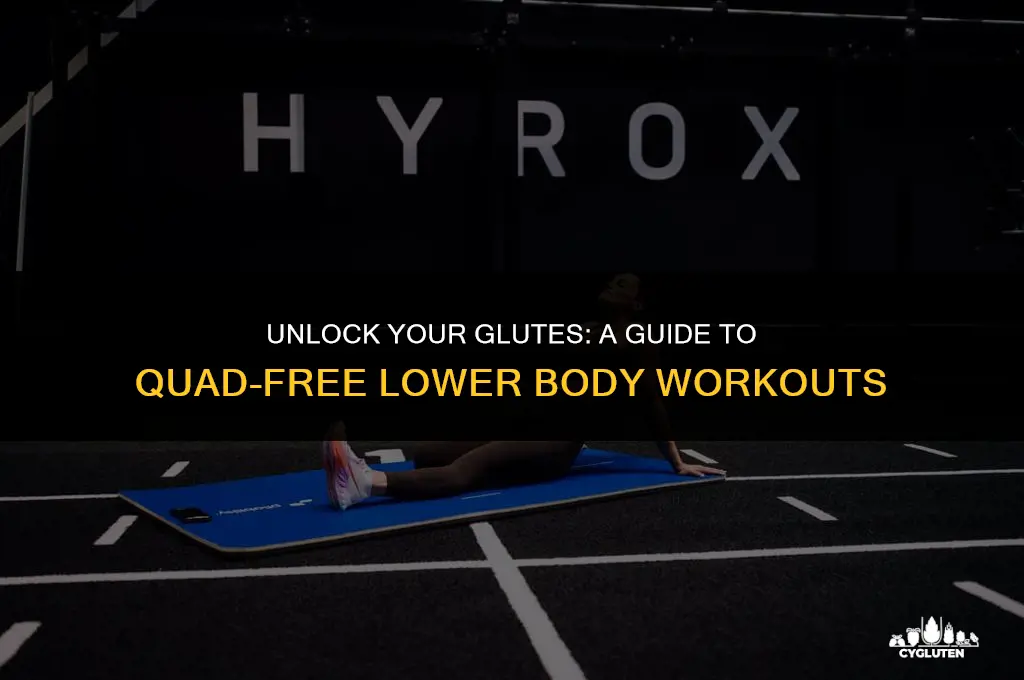 how to activate glutes instead of quads