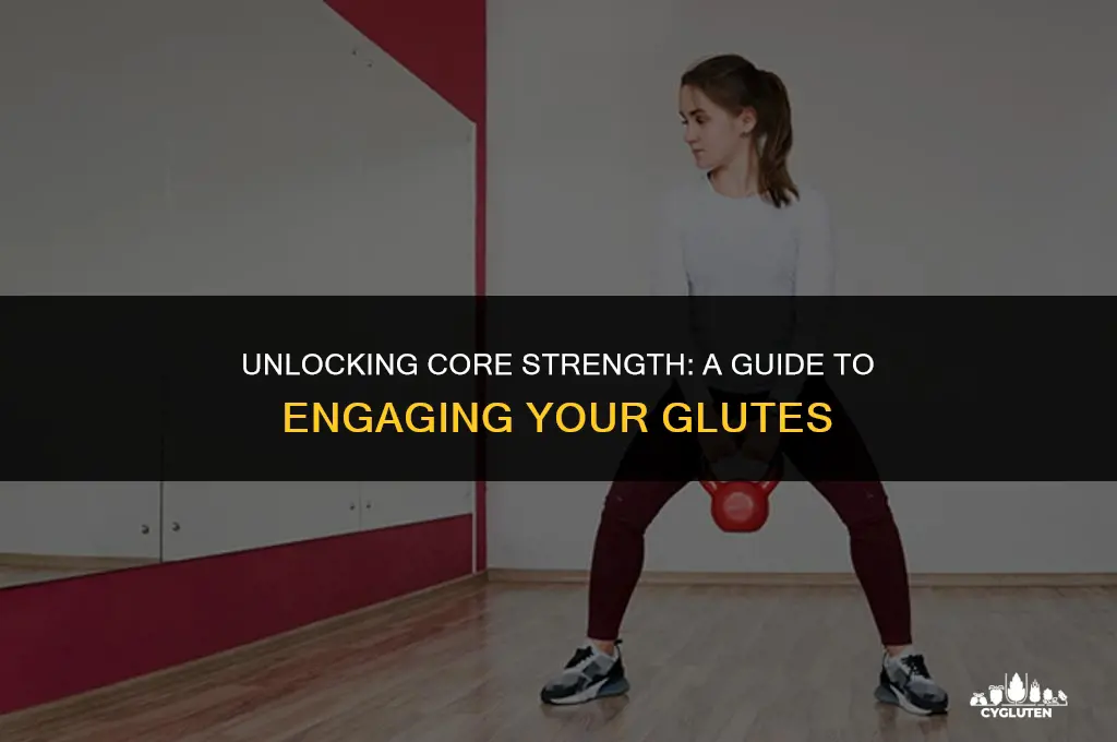 how to activate your core to engage glut