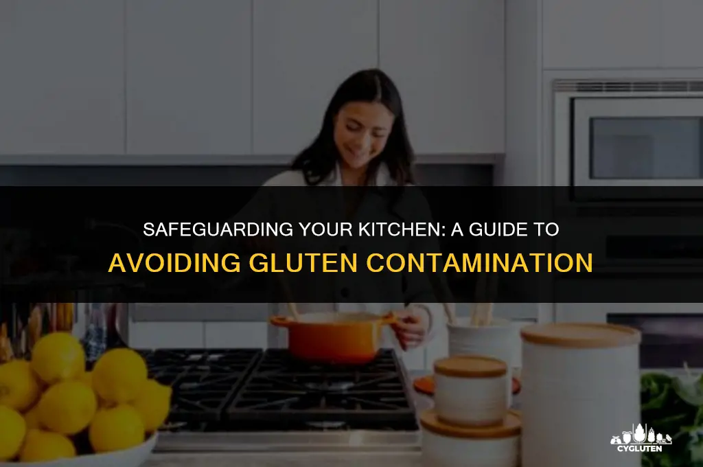 how to avoid gluten contamination in kitchen