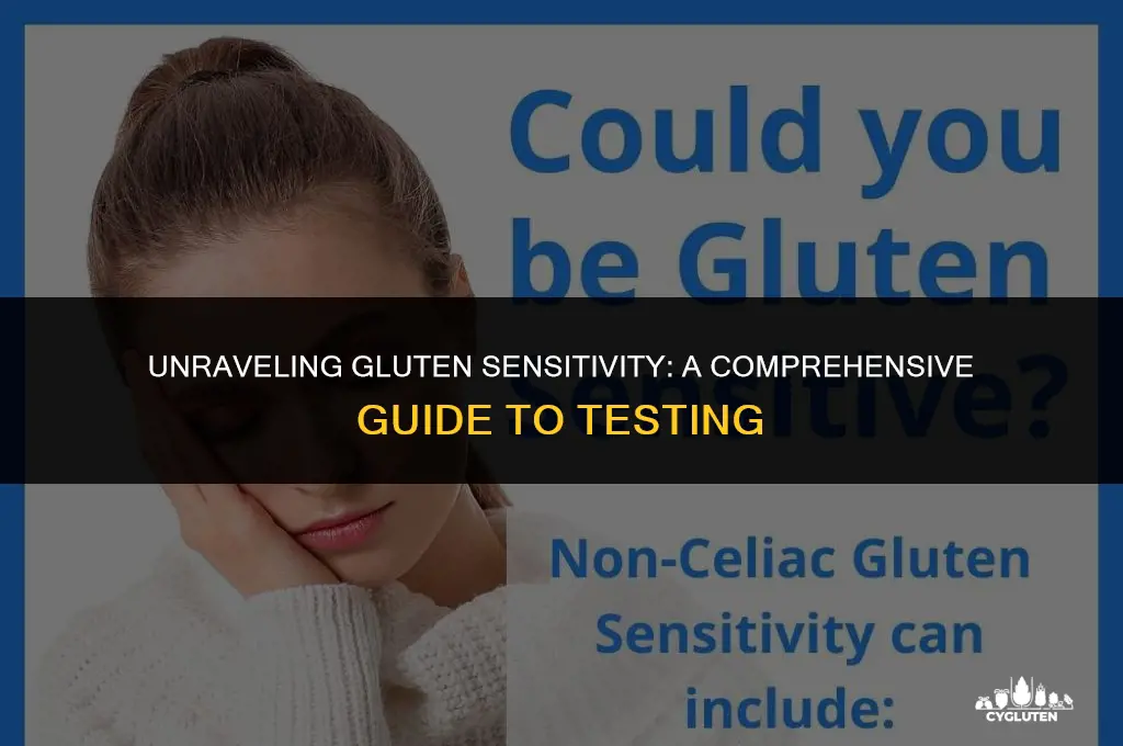 how to be tested for gluten sensitivity
