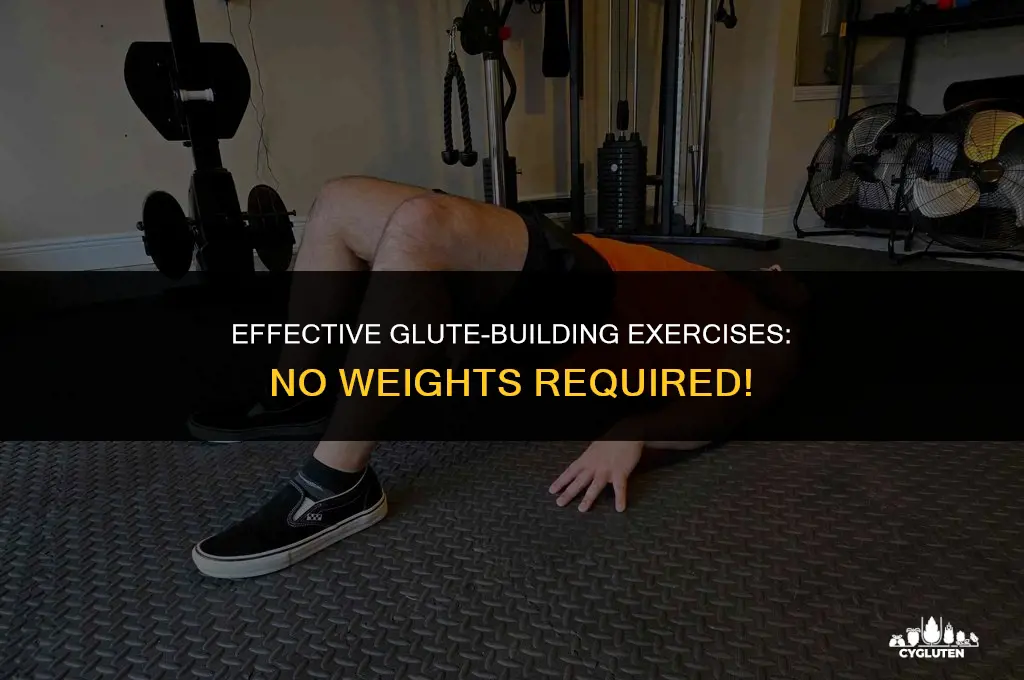 how to build glute muscles without weights