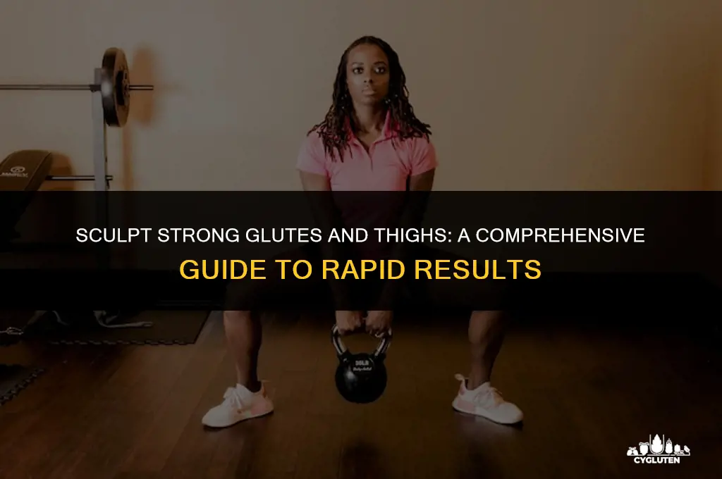 how to build glutes and thighs fast