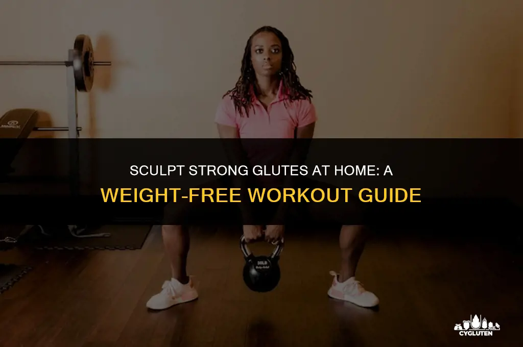 how to build glutes at home without weights