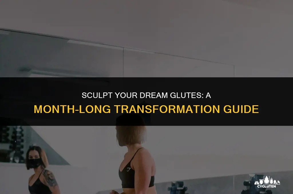 how to build glutes in a month
